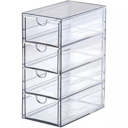 Klarer Acryl-Aufbewahrungsorganizer mit 5 Schubladen