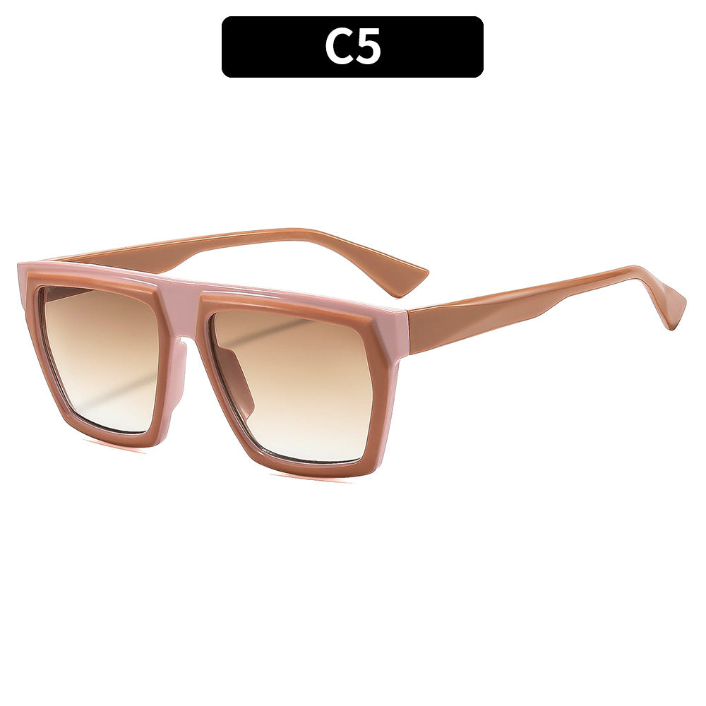 Fetbold Geometrische Quadratische Sonnenbrille