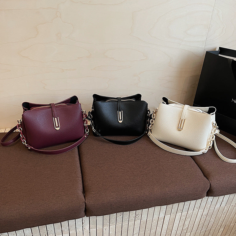 Elegante Leder Handtasche