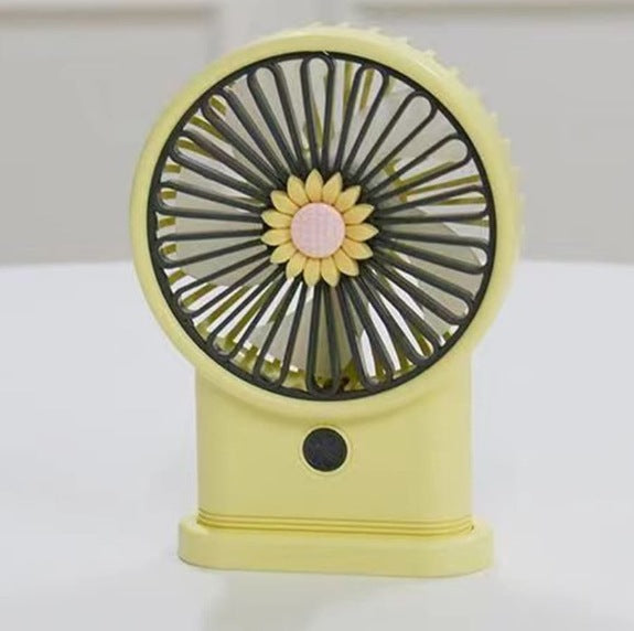 Damen tragbarer Ventilator mit kreativem Blumenmotiv Brehn
