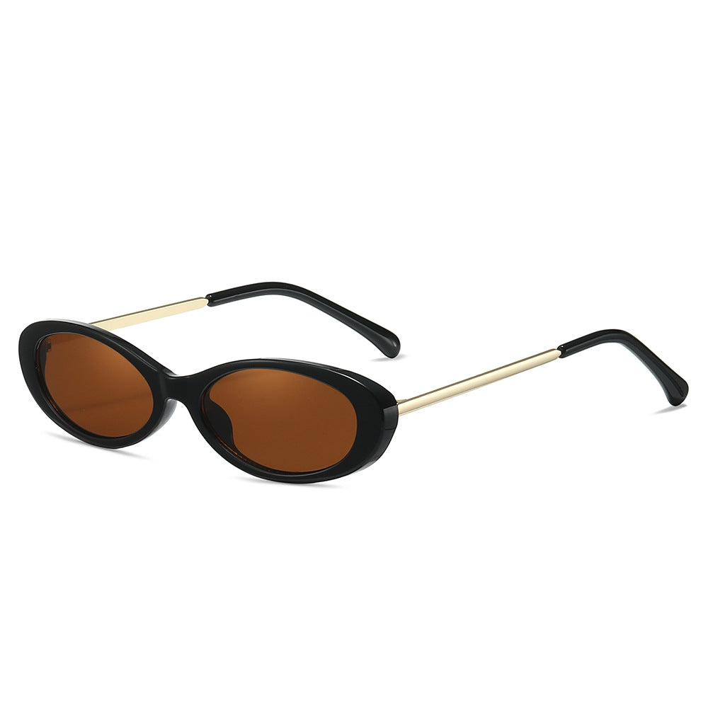 Retro-inspirierte ovale Sonnenbrille Brehn