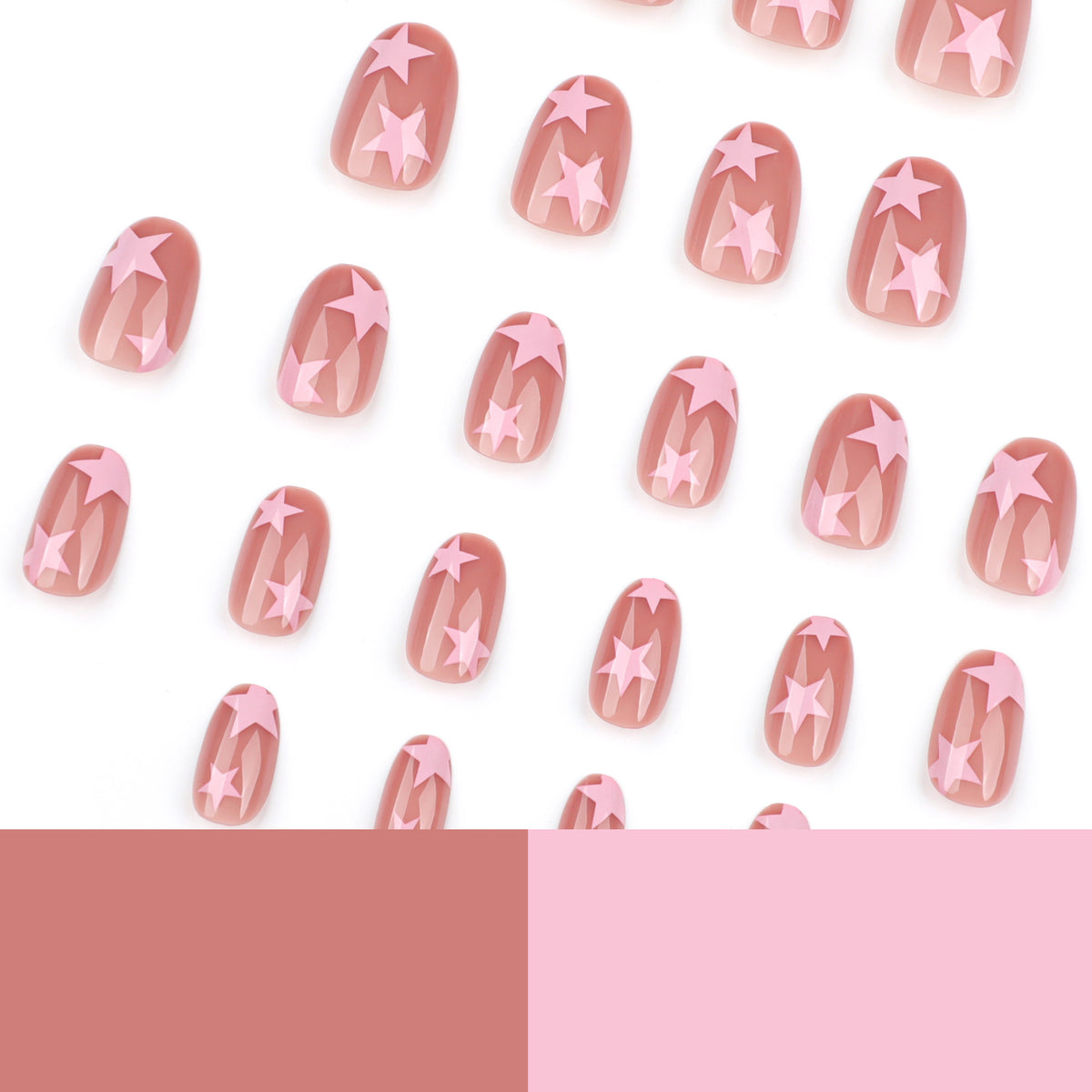 Kunstvolle Nagelkunst mit Sternmotiven Brehn