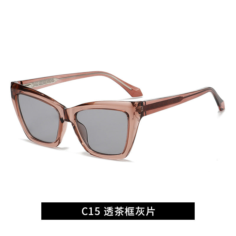 Damen trendige Oversized-Sonnenbrille Brehn