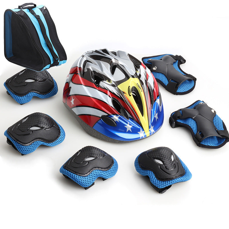 Kinder-Multi-Schutz-Sport-Sicherheitsausrüstungs-Set Brehn