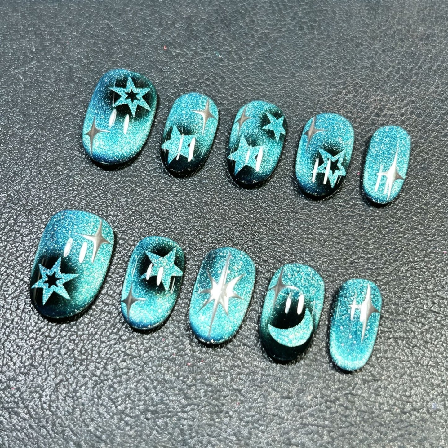 Verspielt Hase-Themen Press-On Nagelkunst Set Brehn