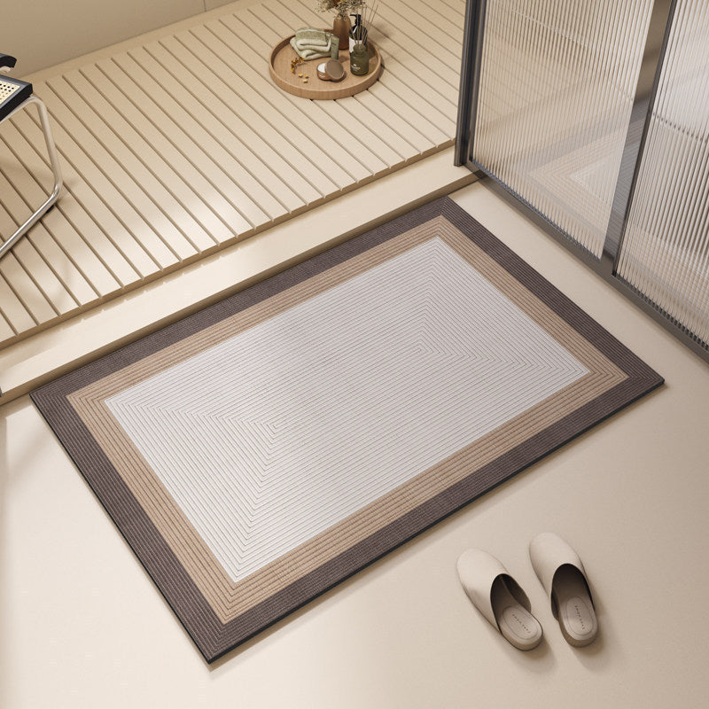 Modern Geometrische Badematte Brehn