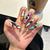 Kunstvolle Nagelspitzen mit Eiscreme-Design Brehn