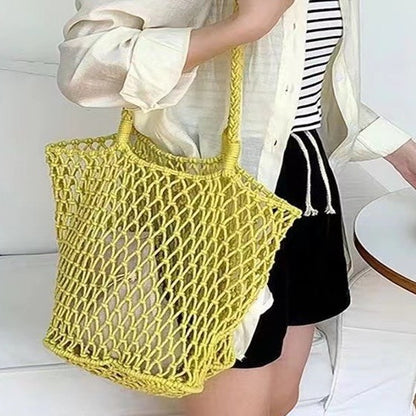 Handgeknüpfte Netz-Tasche Brehn