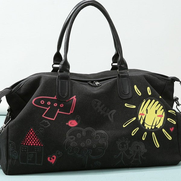 Künstlerischer Druck Reise Duffle Bag Brehn