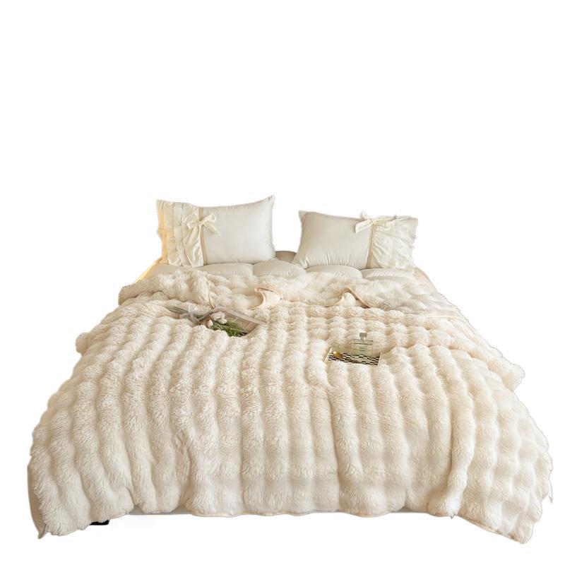 Ultra-weiche strukturierte Fleece-Decke Brehn