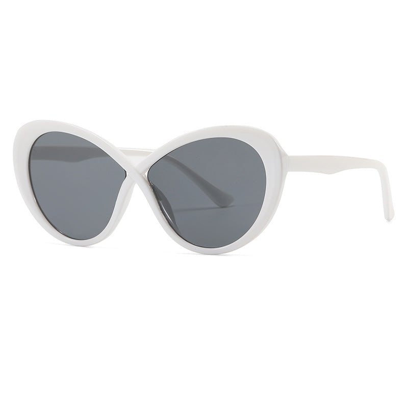 Damen Cat-Eye Sonnenbrille mit verspiegelten Gläsern Brehn