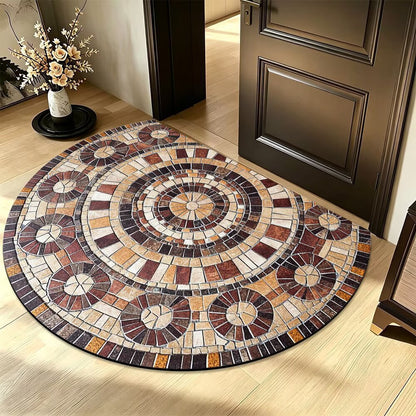 Künstlerischer Mosaikrunde Teppich