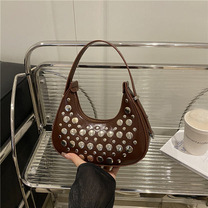 Nietenleder Hobo Tasche Brehn