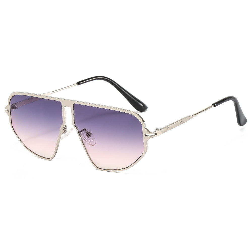 Damen auffällige Sonnenbrille im hexagonalen Design Brehn