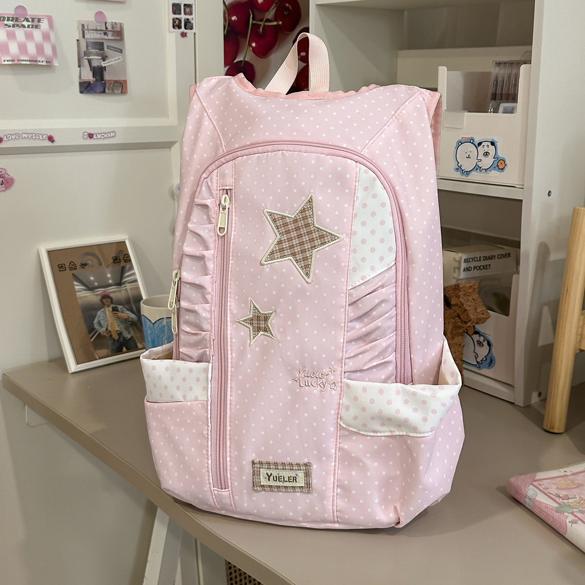 Stylisch dekorierter Rucksack Brehn