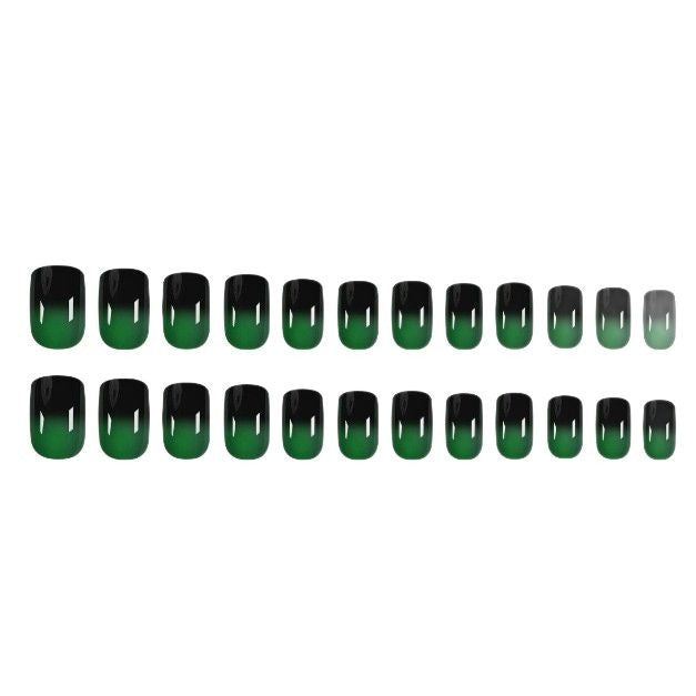 Stylische Ombre Druck-On Nagel Verbesserungen Brehn