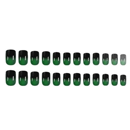 Stylische Ombre Druck-On Nagel Verbesserungen Brehn