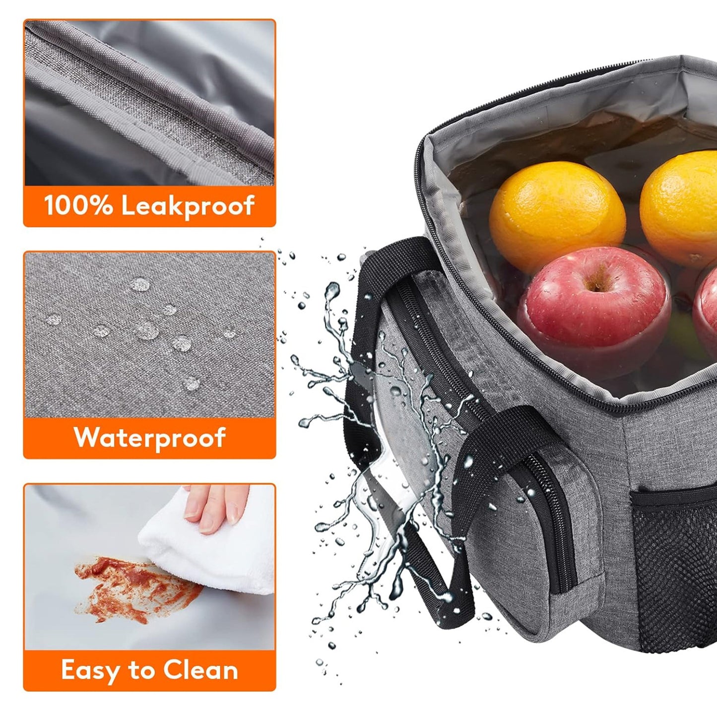Damen Isolierte Kühltasche mit seitlichem Netzfach und ergonomischem Tragesystem Brehn