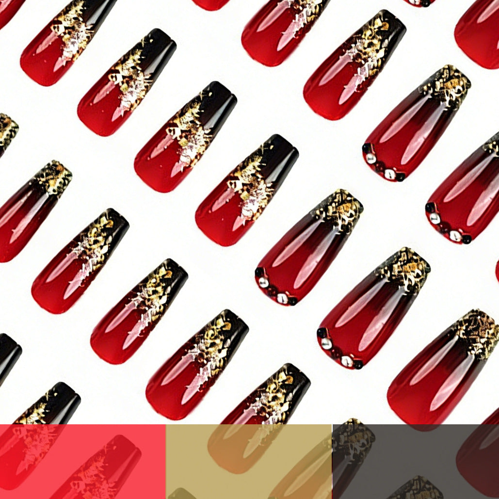Luxuriöse Glitzernde Acryl Nagelkunst Brehn