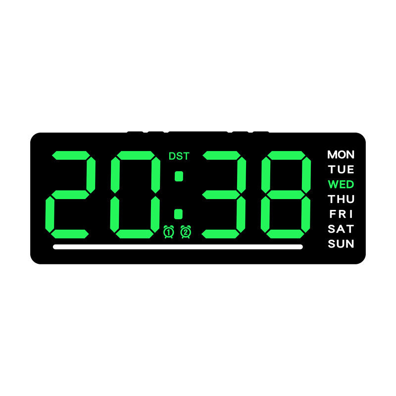 Digitaler Led Wecker mit Großem, Klaren Display und Mehreren Alarmfunktionen Brehn