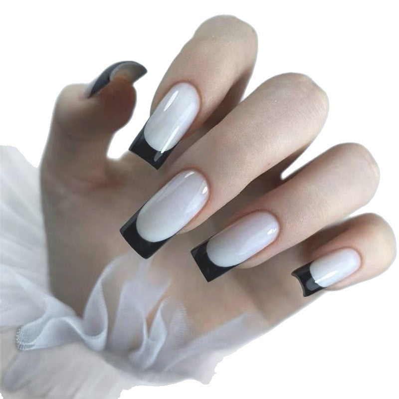 Elegante French Tip Presse-auf Nägel Brehn 1789915939