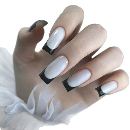 Elegante French Tip Presse-auf Nägel Brehn 1789915939