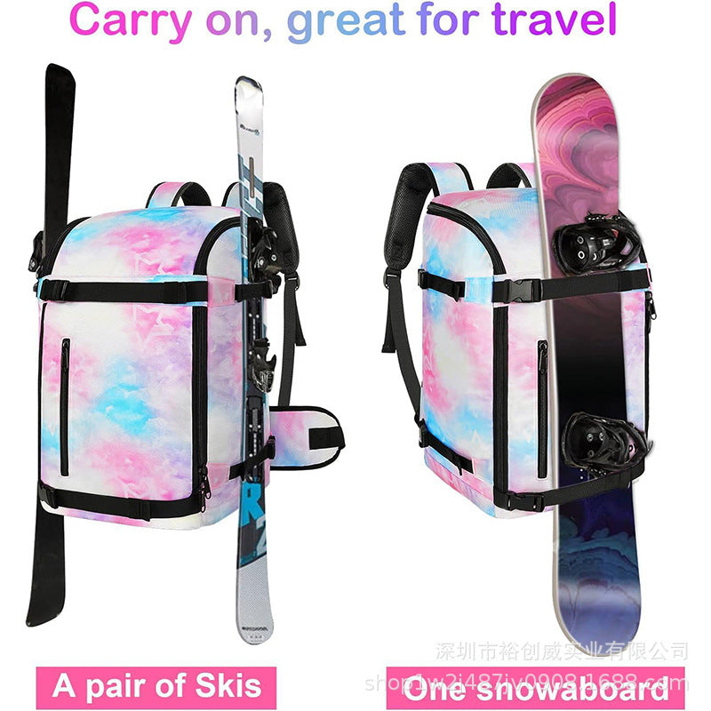 Stylischer Aquarellmuster-Rucksack Brehn