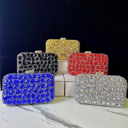 Glamouröse Bejeweled Abend Clutch