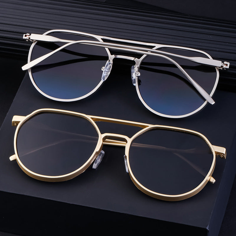 Damen modische Sonnenbrille im stilvollen runden Design Brehn