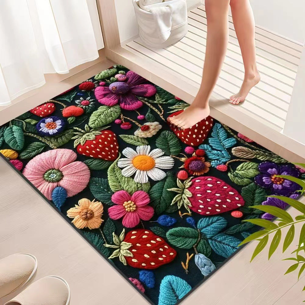 Blumenstrukturierte Innenmatte Brehn