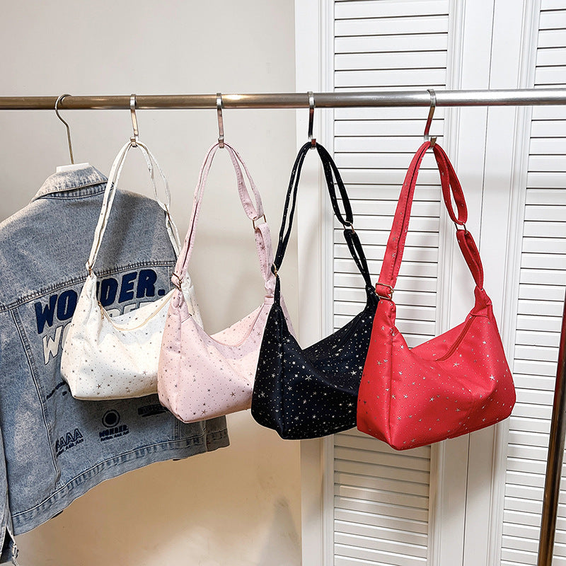 WoTrendy Celestial Print Schultertasche Brehn
