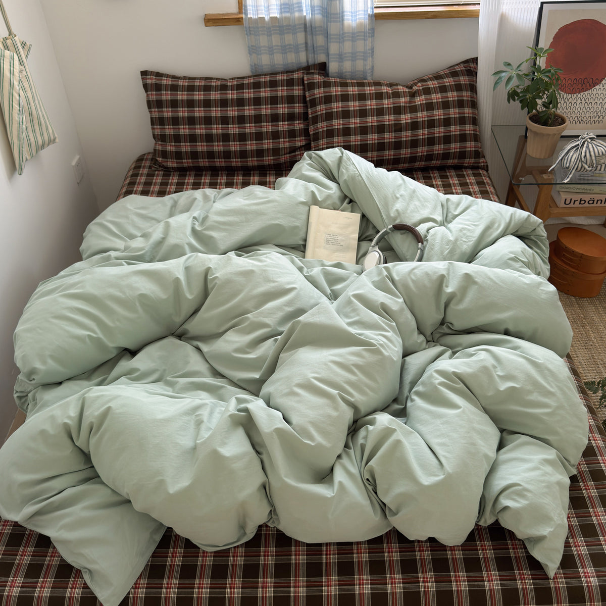 Extra-fluffige Daunen-Alternative Komfortdecke mit gebürstetem Baumwollbezug & Baffle-Box-Konstruktion
