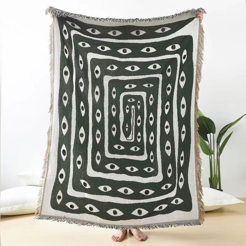 Künstlerische dekorative Wurfdecke