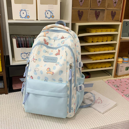 Verspielter Rucksack im Cartoon-Stil
