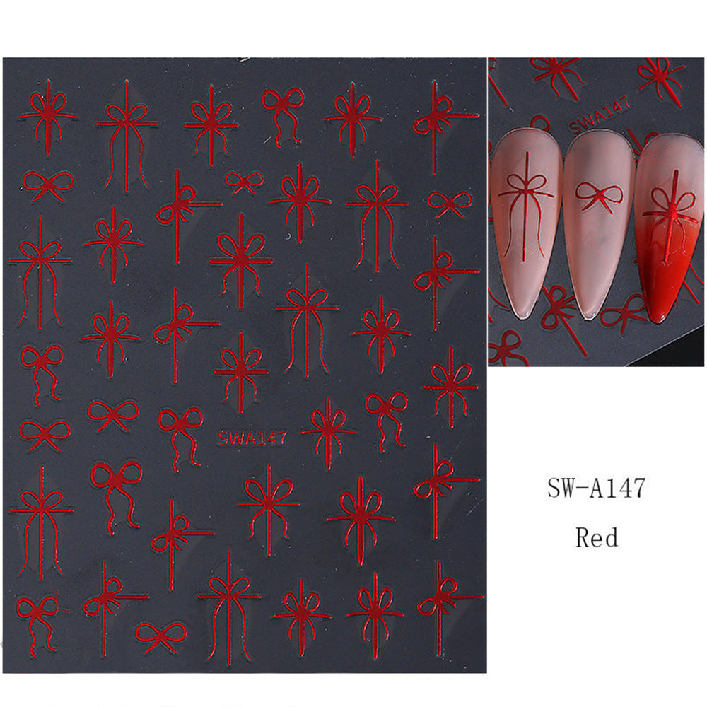Dekoratives Nagelkunst-Schablonen-Set