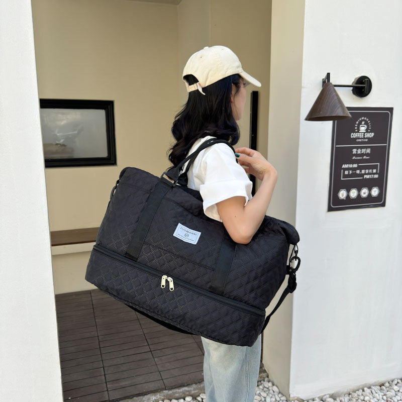 Stilvolle gesteppt Reis-Duffle Brehn