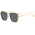 Damen Designer-Sonnenbrille im modernen quadratischen Rahmen Brehn