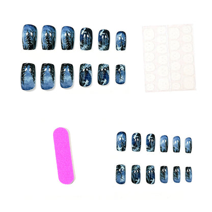 Winter Wonderland Acryl Nagelkunst Brehn