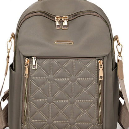 Damen gesteppter Mehrfachtaschen Rucksack Brehn