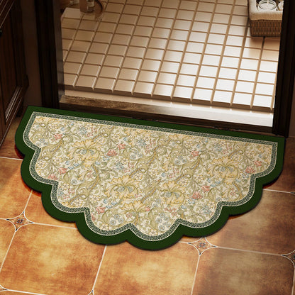 Elegante florale Design-Bereichsmatte