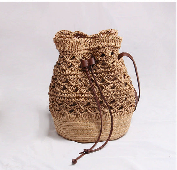 Damen Elegante Handgepaßte Makramee-Tasche Brehn