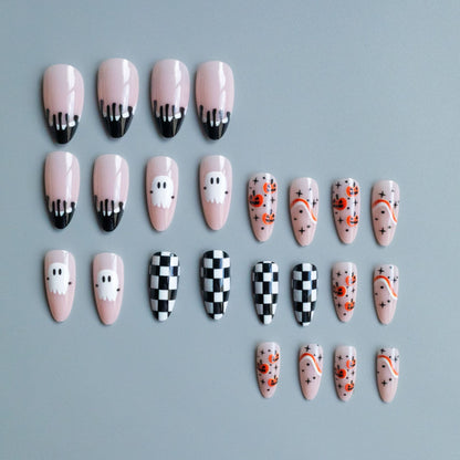 Kreatives Halloween-Themen Nagelkunst-Set