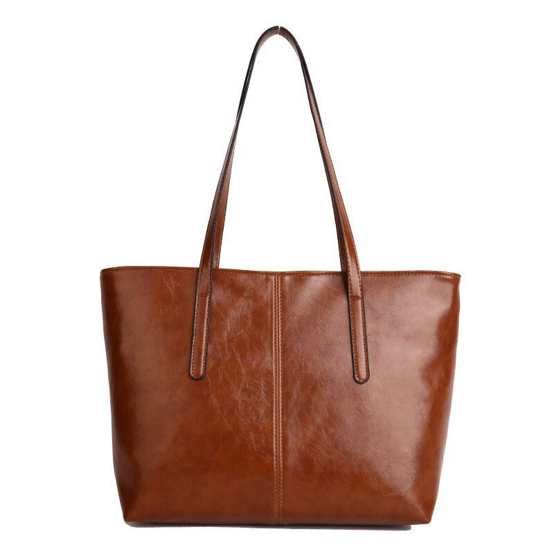 Moderner Leder Tote Bag