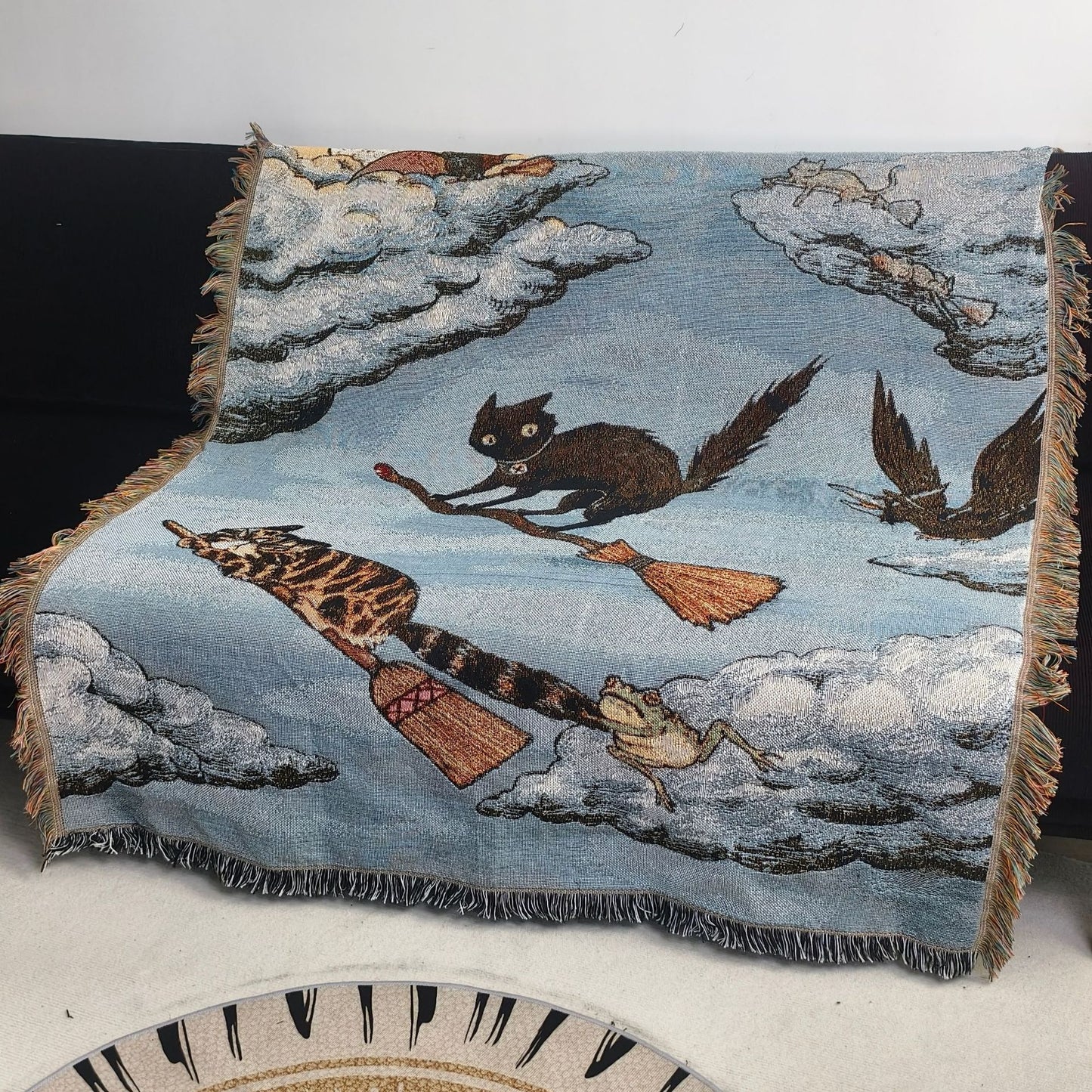 Launische Tier-Themen Wandteppich Decke