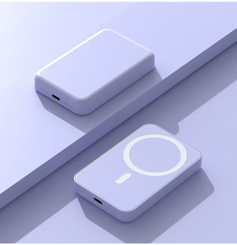 Powerbank mit Kabelloser Ladefunktion und Lcd-Anzeige Brehn