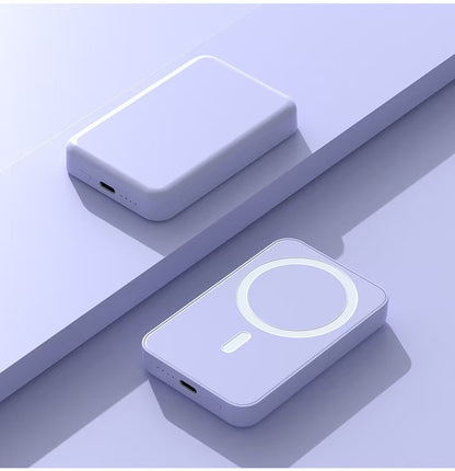 Powerbank mit Kabelloser Ladefunktion und Lcd-Anzeige Brehn