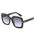 Oversized Mode Sonnenbrille mit verlaufenden Gläsern Brehn