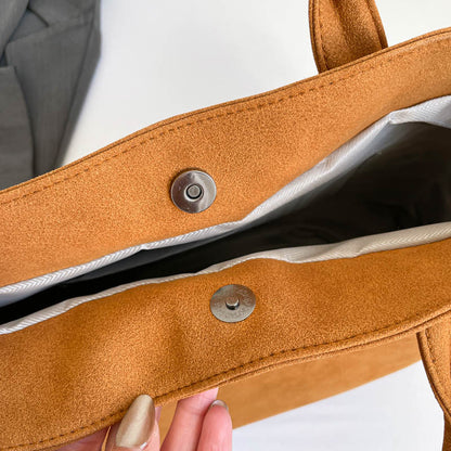 Stylische Faux Wildleder Tragetasche