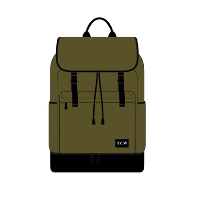 Leichter Mehrfachfächer-Rucksack Brehn