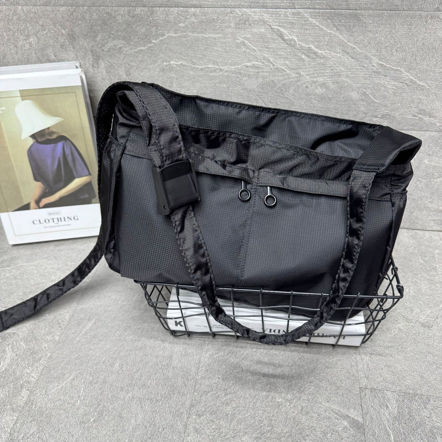 Stylische Mehrfach-Taschen Utility Umhängetasche Brehn